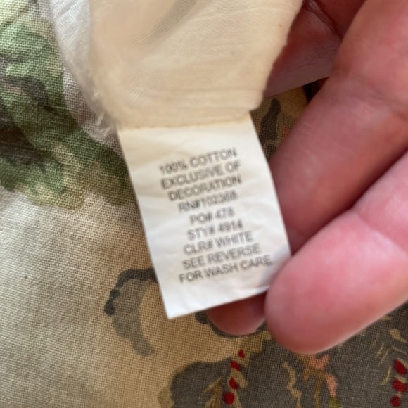 BLUE ISLAND Size XL Swim Coverup Ethereal Embroidered V-Neck Gauzy Lightwgt NEW - Picture 15 of 16